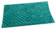 Bath Rug Cotton, 2 Piece Set, 34"x21" and 36"x24", Arctic Blue, Pattern Neon