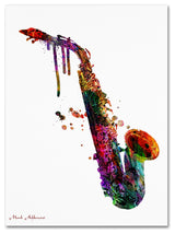 'Saxophone II' Canvas Art by Mark Ashkenazi