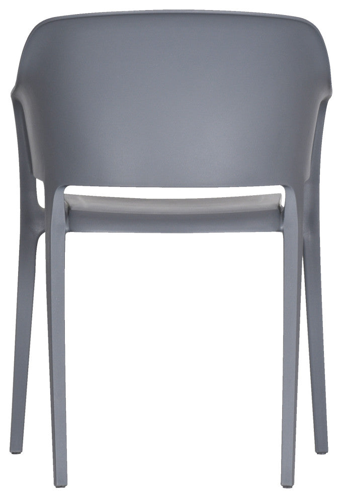 First of A Kind Faro Outdoor Dining Chair Charcoal Gray
