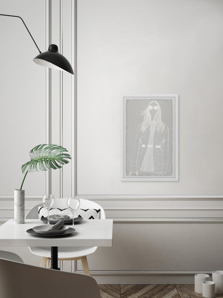 "Hippie Thoughts" Framed Painting Print, 24x36