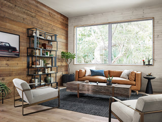 BeckWith Sofa-94"-Natural Washed Camel