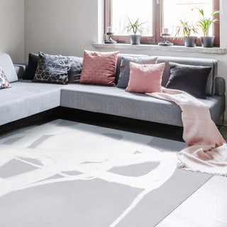 Dive In Abstract Art Area Rug, 7.5'x10.3'