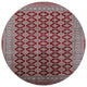 Ahgly Company Indoor Round Mid-Century Modern Area Rugs, 7' Round