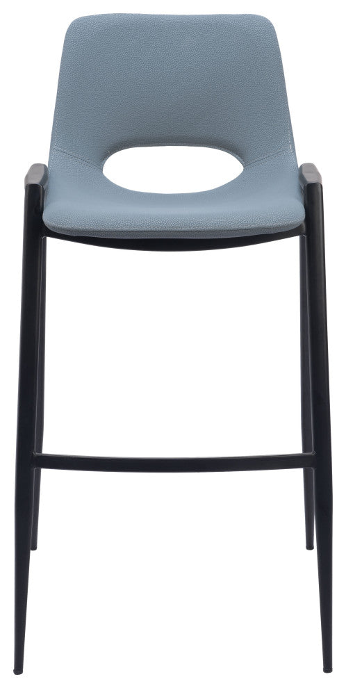 Desi Barstool Chair (Set of 2) Gray