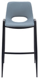 Desi Barstool Chair (Set of 2) Gray