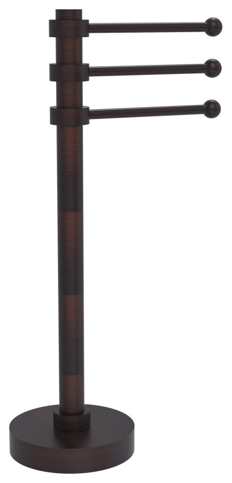 Vanity Top 3 Swing Arm Guest Towel Holder, Venetian Bronze