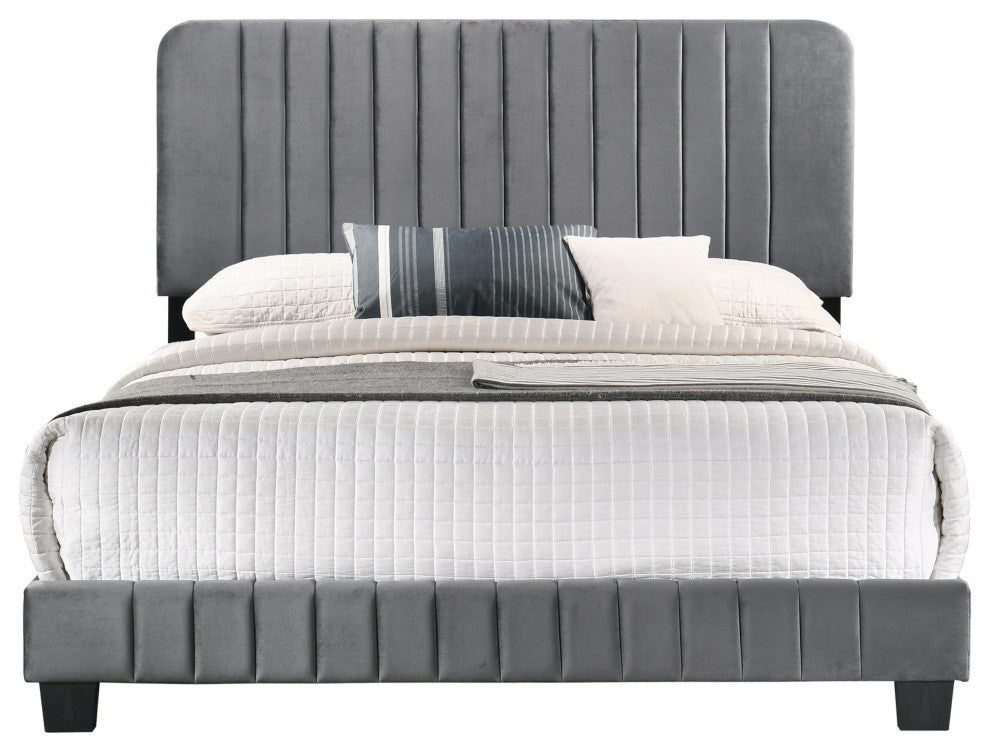 Lodi Bed, Gray, Queen