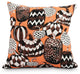 Pumpkins Galore Halloween Print Decorative Throw Pillow, Orange, 16"