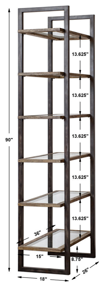 Uttermost Olwyn Industrial Etagere