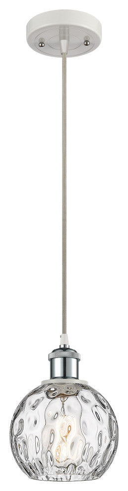 Innovations 516-1P-WPC-G1215-6-LED 1-Light Mini Pendant, White, Polished Chrome