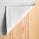 Dash & Albert Herringbone Grey/White Handwoven Indoor/Outdoor Rug, 2'6" x 8'