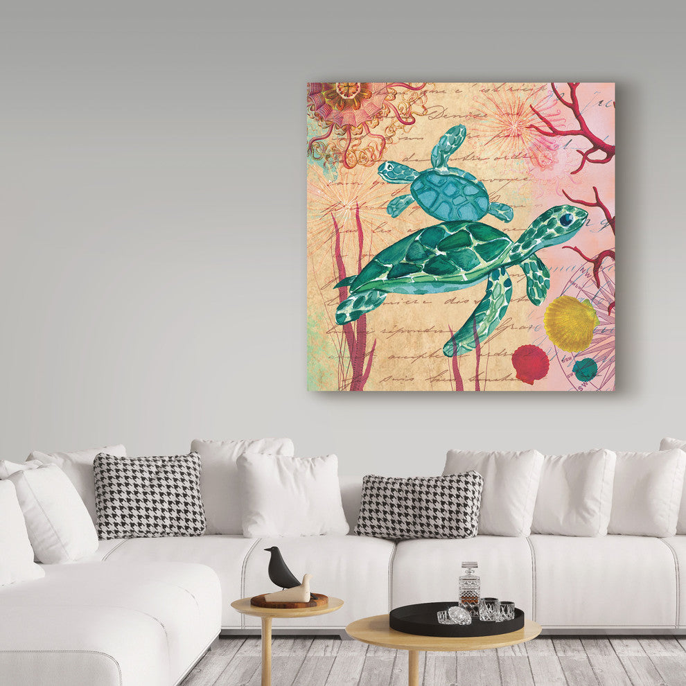 Farida Zaman ''Tropical Underwater IV'' Canvas Art, 14"x14"