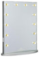 Hollywood Glow Lite XL Vanity LED Mirror, Shimmery Silver