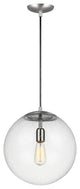 Visual Comfort Studio-6801801-04-One Light Pendant, Leo-Hanging Globe
