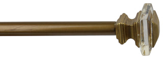 3/4" Diameter Cassini Drapery Rod, 84" to 120", Renaissance Gold