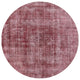Ahgly Company Indoor Round Mid-Century Modern Area Rugs, 7' Round