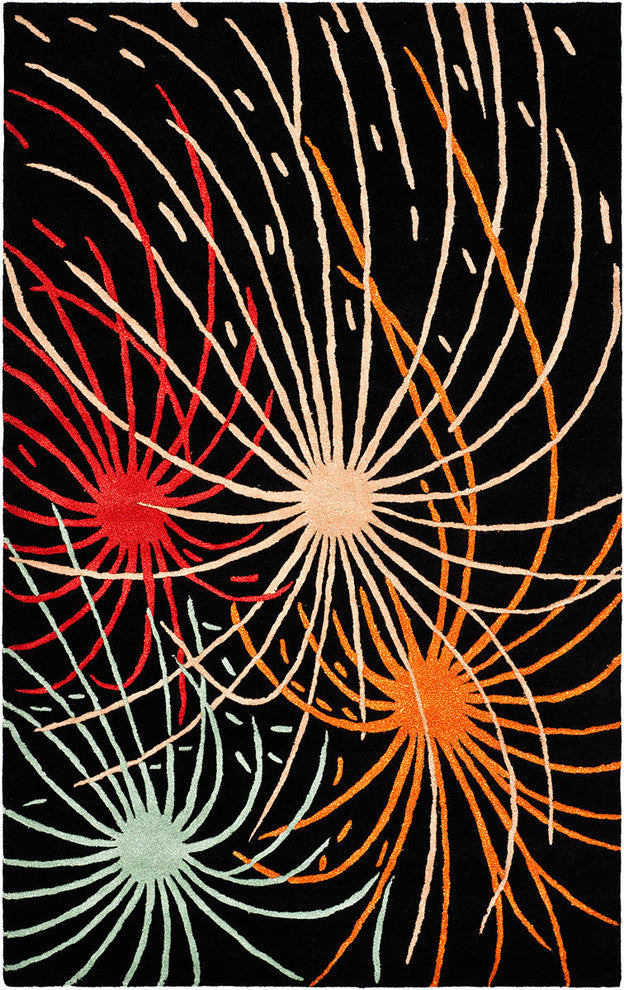 Safavieh Soho soh757a Rug, Black/Multi, 3'6"x5'6"