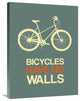 "Bicycles Have No Walls Poster 3" Fine Art Print