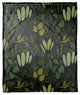 Fun Leaves On Black 50x60 Coral Fleece Blanket