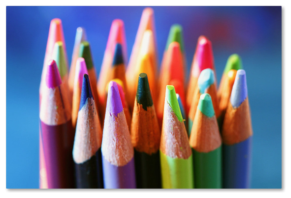 Jason Shaffer ''Pencils 2'' Canvas Art, 19x12