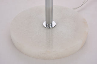 Elegant Eclipse 2-Light Chrome Table Lamp