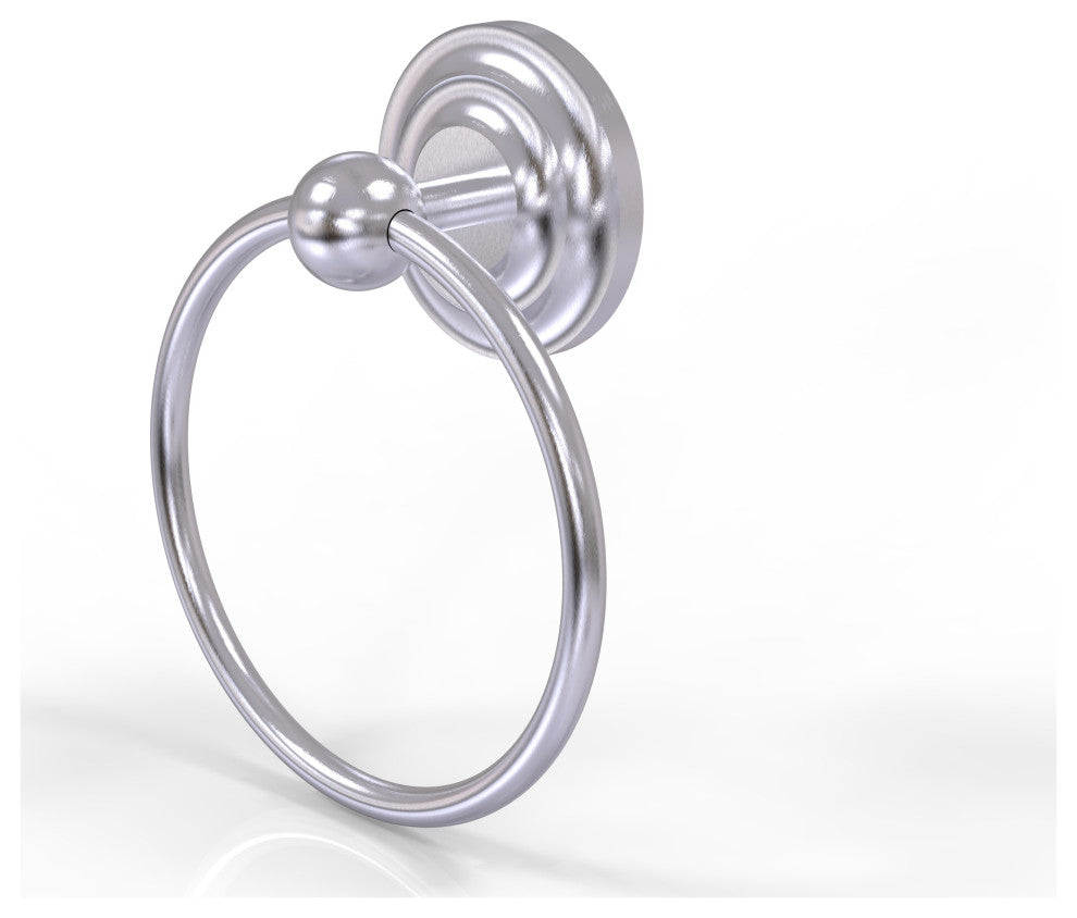 Prestige Que New Towel Ring, Satin Chrome