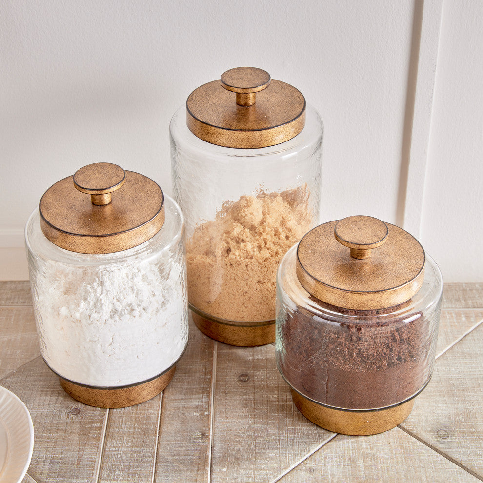 Braiden Canisters, Set of 3