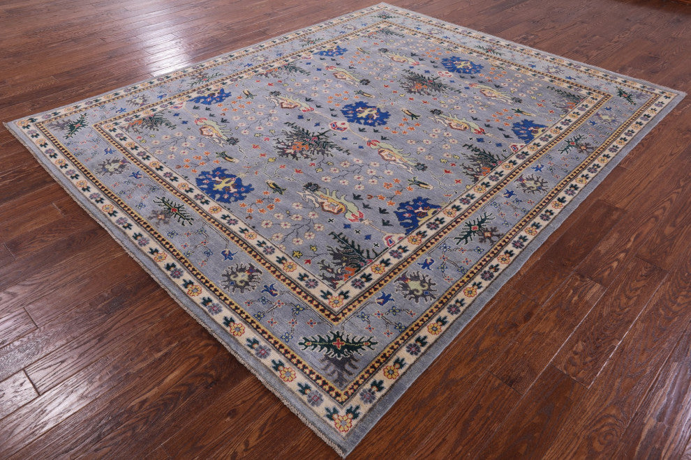 William Morris Handmade Wool Rug 8' 0" X 9' 9" Q9502
