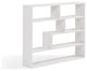 Danya B Large Rectangular Black Shelf Unit, White