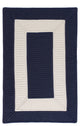 Colonial Mills Rope Walk CB99 Navy Indoor/Outdoor Area Rug, Rectangular 8'x11'