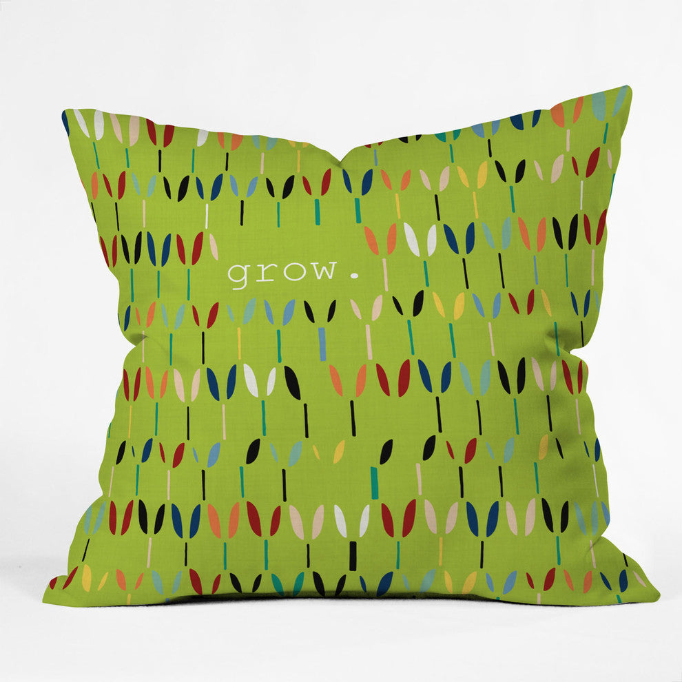 Sharon Turner Grow 1 Outdoor Throw Pillow