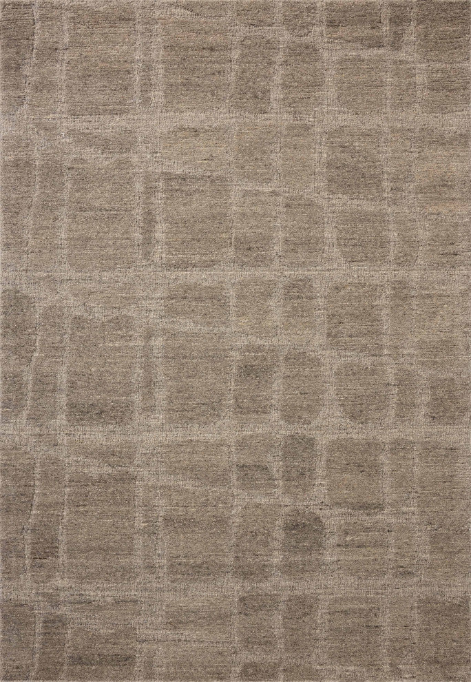 Loloi Hartley Grey / Pebble 18" x 18" Sample Rug