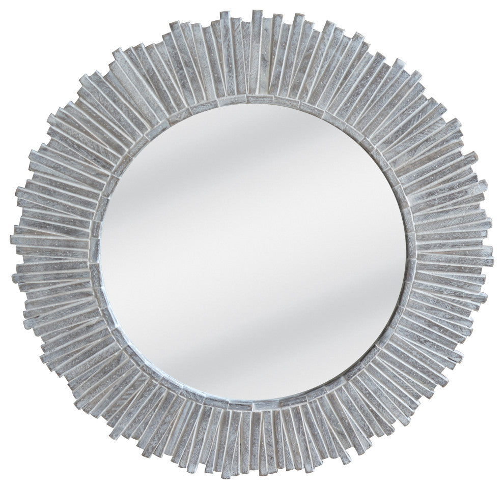 Oakville 30x30 Decorative Wood Mirror