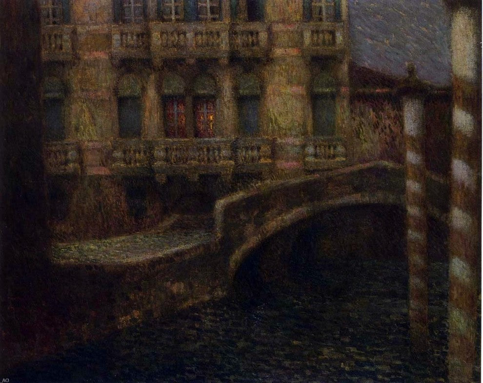 Henri Le Sidaner The Gray Palace, 20"x25" Wall Decal
