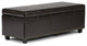 Kingsley Large Storage Ottoman