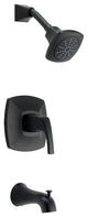Vaughn Single Handle Tub & Shower Trim Kit 1.75gpm Chrome, Satin Black