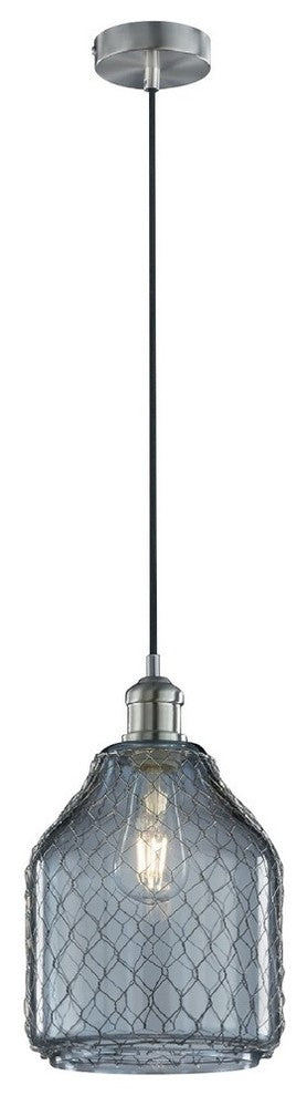 Margit 1 Light Pendant, Nickel-Matte