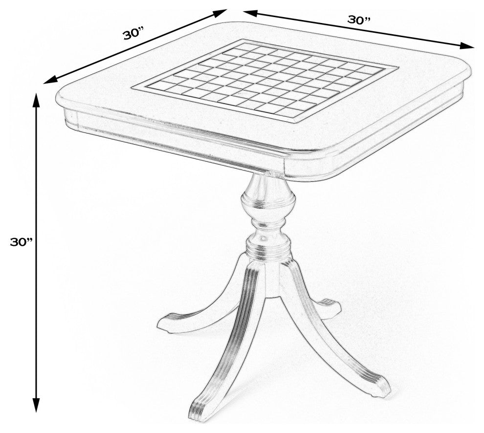 Morphy Game Table, Powder Gray