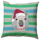 Fa La Llama Accent Pillow, Cloud Gray, 18"x18"