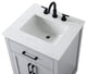 Home Living 24" Single Bathroom Vanity, Grey