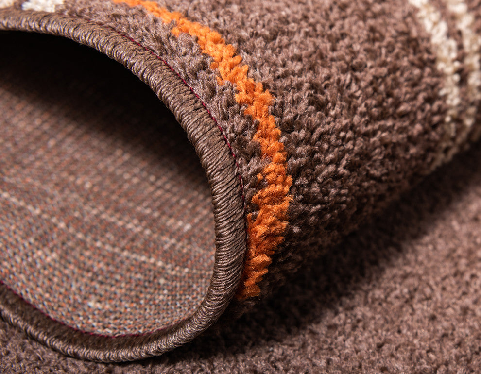 Unique Loom Brown Autumn Cornucopia 2' 0 x 3' 0 Area Rug