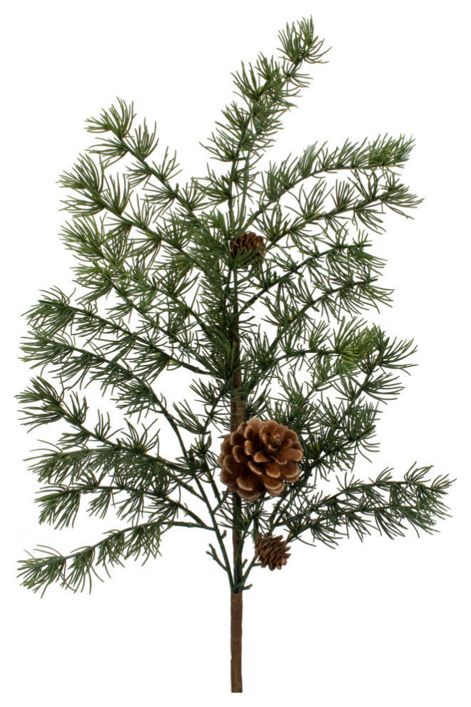 Pine Spray With Pine Cones, 6-Piece Set