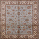 Ahgly Company Indoor Square Mid-Century Modern Area Rugs, 5' Square