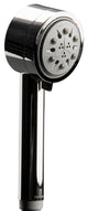 Lacava Arch Collection Hand-held Square Shower Head, Polished Chrome, Five Jets