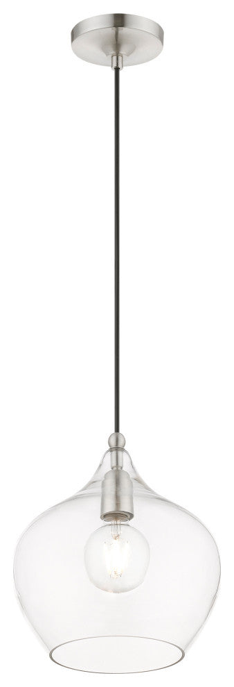 Aldrich 1 Light Brushed Nickel Pendant