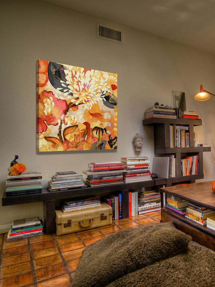 "Skylarks Ascending" Painting Print on Wrapped Canvas
