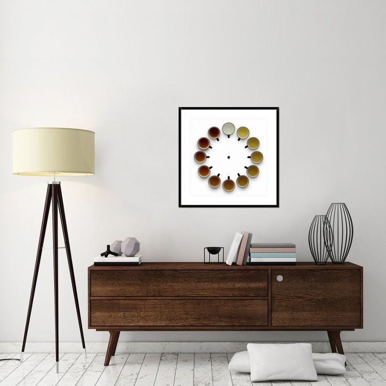 "Tea Time" Framed Digital Print by Wieteke De Kogel, 32"x32"