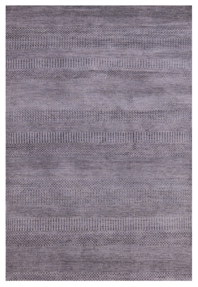 4' 3" X 6' 3" Wool and Silk Savannah Grass Hand Knotted Rug Q11503