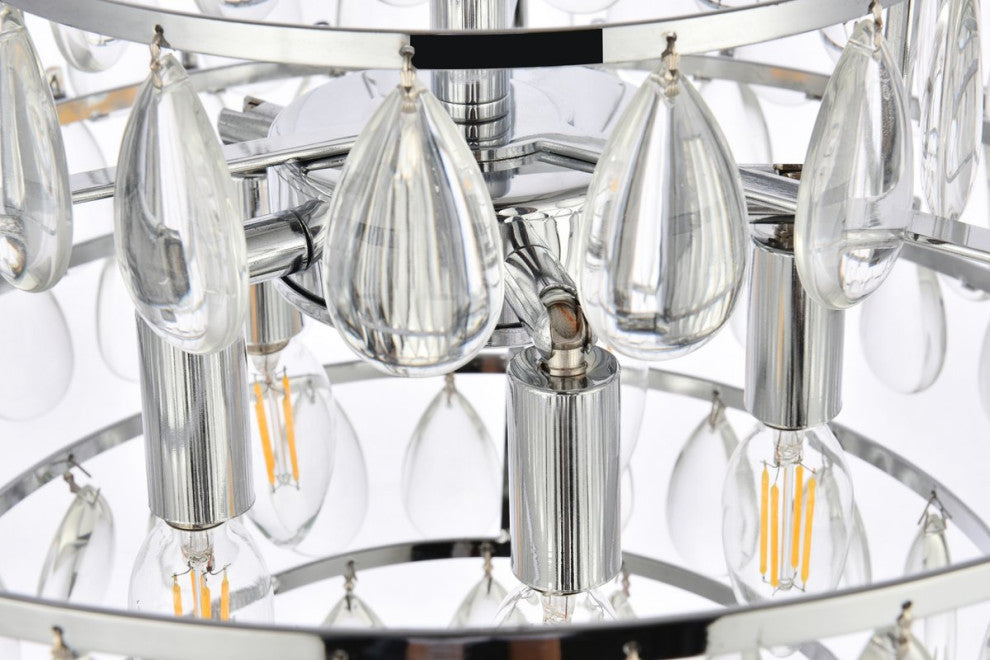 Murphy 18" Pendant, Chrome