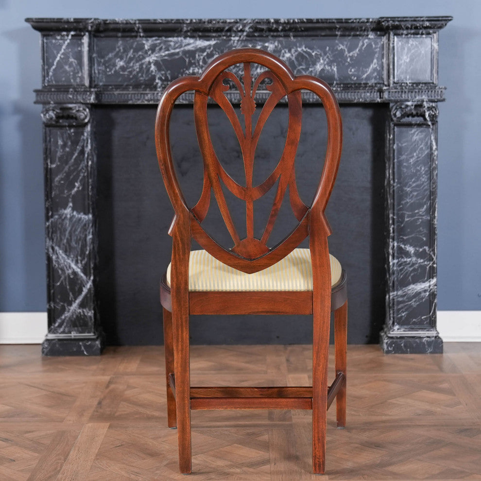Mahogany Sweet Heart Side Chair